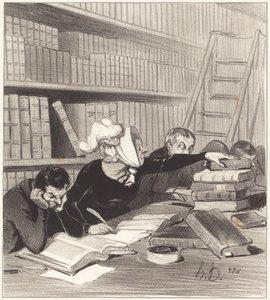 Sir, beklager hvis jeg plager deg litt... av Honoré Daumier