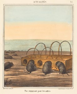 Nicht einladend für die anderen av Honoré Daumier