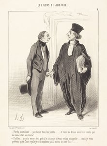 Tapt, herre... tapt på alle punkter... av Honoré Daumier