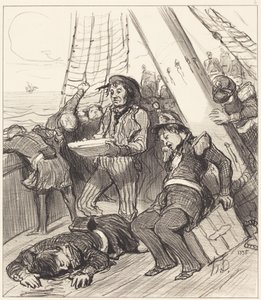Flere nasjonalgardister som ikke hadde tenkt på det... av Honoré Daumier