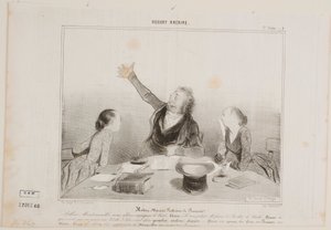 Robert Macaire, professor i fransk av Honoré Daumier