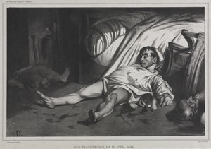 Rue Transnonain, 15. april 1834 av Honoré Daumier