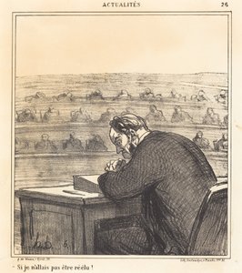 Hvis jeg ikke skulle bli gjenvalgt! av Honoré Daumier