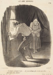 Seks grader under null... av Honoré Daumier