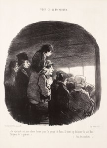 Forestillingen er en god ting for folket i Paris av Honoré Daumier