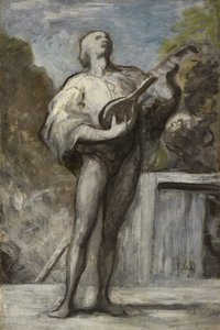 Trubaduren av Honoré Daumier