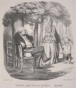 Denne kvinnen har noe jeg liker. . . I hennes generelle utseende! av Honoré Daumier