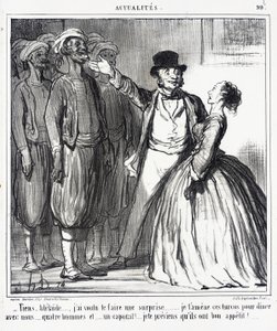 Se, Adélaïde... jeg ville overraske deg... av Honoré Daumier