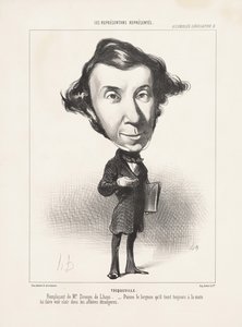 Tocqueville, 1849 av Honoré Daumier