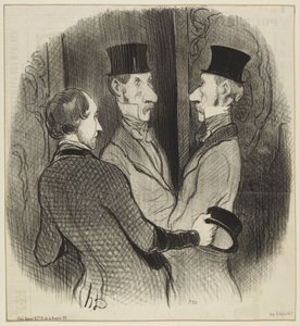 «En ny hatt» av Honoré Daumier