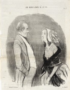 En kunstners forlovelse av Honoré Daumier