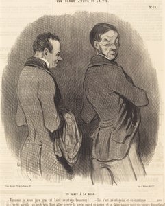 Et moderne plagg av Honoré Daumier
