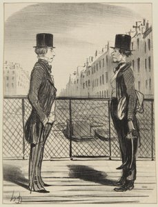 «En mann i sine små sko» av Honoré Daumier