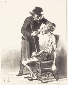 En ulykkelig bryter av Honoré Daumier