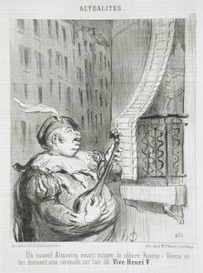 En ny Almaviva... av Honoré Daumier