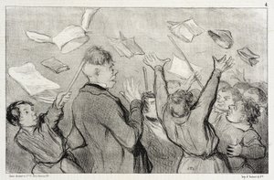 Et opprør av Honoré Daumier