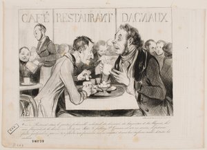 Ser du, Bertrand, i dette fasjonable strøket med industrifolk... av Honoré Daumier