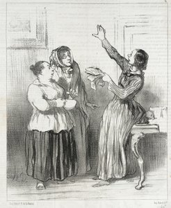 ...hva er kvinnen i dag i samfunnet... av Honoré Daumier
