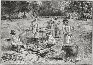 A Southern Barbecue, illustrasjon fra 