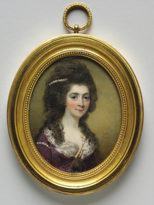 Portrait of a Woman, kalt Mrs. Close, 1786. av Horace Hone