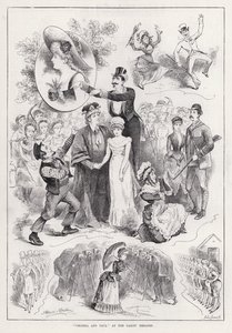 "Virginia and Paul" på Gaiety Theatre (gravering) av Horace Morehen