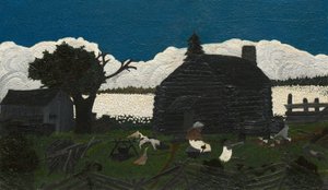 Hytte i Cotton, ca. 1931-1937.