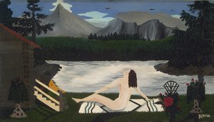 Lady of the Lake, ca. 1936-39 (olje på lerret)