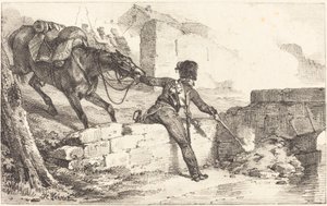 Artilleryman Lighting a Mine   1229958   no       norwegian Successfully Translated  Original: Fortress Monroe, Old Point Comfort, & Hygeia Hotel, Va. in 1861 & 1862 Translat: Fortress Monroe, Old Point Comfort, & Hygeia Hotel, Va. in 1861 & 1862 1337878 n av Emile Jean Horace Vernet