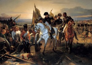 I slaget ved Friedland 14. juni av Emile Jean Horace Vernet