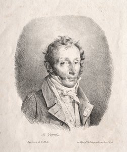 Carle Vernet, 1817. av Emile Jean Horace Vernet