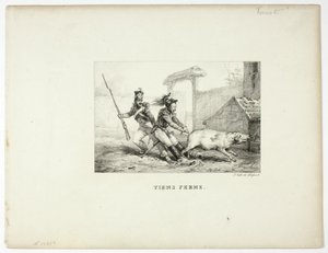 Hold fast av Emile Jean Horace Vernet