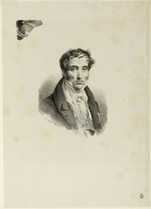 Portrett av Pierre Guerin av Emile Jean Horace Vernet