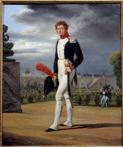 Portrett av samleren Philippe Lenoir (1785 - 1867). Maleri av Emile Dit Horace Vernet (1789-1863) av Emile Jean Horace Vernet