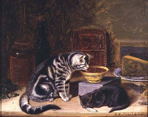 To katter av Horatio Henry Couldery