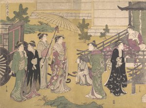 Fuji no Uraha, ca. 1790. av Hosoda Eishi