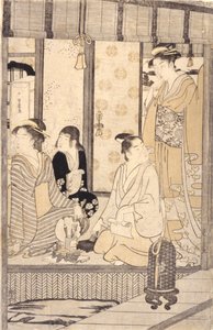 Morning Glory (Asago) (farget treblokktrykk) av Hosoda Eishi