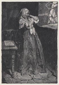 Marie Antoinette i fengsel i tempeltårnet