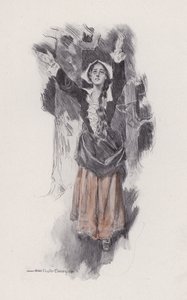 Illustrasjon for Evangeline, A Tale of Arcadie, av Henry Wadsworth Longfellow (litho)