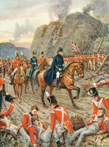 Hertugen av Wellington (1769-1852) ved beleiringen av Badajos av Howard Davie