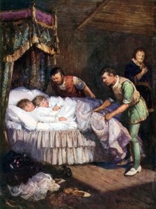 Drapet på prinsene i tårnet (farge litho) av Howard Davie
