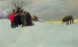 En ulv hadde ikke blitt sett i Salem på tretti år av Howard Pyle