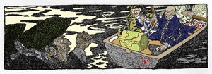 Piraten Jack Ballister "" Historien om Jack Ballisters formuer "" i "" Book of pirates Buccaneers and Marooners of the Spanish Main "", illustrert av Howard Pyle (1853-1911), amerikansk illustratør av Howard Pyle