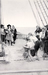 Philips gjenvinner de sunkne skattene, 1690-tallet, publisert i Harper