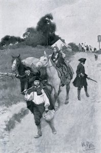Tory Refugees på vei til Canada, illustrasjon fra 