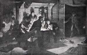'Wreck in the Offing!', en illustrasjon fra Harper's Weekly, 1878 av Howard Pyle