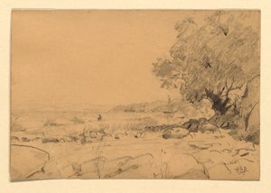 Uten navn. Landskap. av Howard Russell Butler