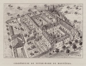Vår Frue av Mougeres#39; charterhus (gravering)