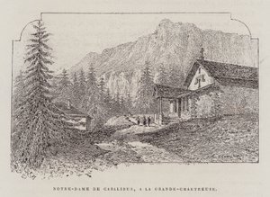 Notre-Dame De Casalibus, A La Grande-Chartreuse (gravering) av Hubert Clerget