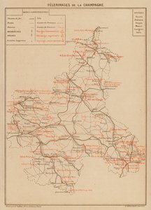 Champagnepilegrimsreiser (litografisk farge) av Hubert Clerget