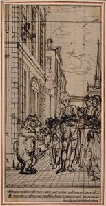 Studie til vignett-frontispiece i Poncelets «Generelle prinsipper for barns utdanning i Paris», bind I av Hubert Francois Gravelot